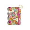 LEGAMI - Weekly spiral bound diary - 2024 - vista de la semana - encuadernado de alambre - small - 85 x 130 mm - 144 páginas - blanco - flowers