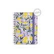 LEGAMI - Weekly spiral bound diary - 2024 - vista de la semana - encuadernado de alambre - small - 85 x 130 mm - 144 páginas - blanco - lemon