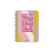LEGAMI - Weekly spiral bound diary - 2024 - vista de la semana - encuadernado de alambre - small - 85 x 130 mm - 144 páginas - blanco - waves