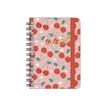 LEGAMI - Weekly spiral bound diary - 2024 - vista de la semana - encuadernado de alambre - small - 85 x 130 mm - 144 páginas - blanco - cherry