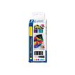 STAEDTLER Lumocolor 317 - Marcador - permanente - amarillo, magenta, gris, turquesa, púrpura, azul agua - 1 mm - medio (paquete de 6)
