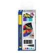 STAEDTLER Lumocolor 318 - Rotulador de punta de fibra - permanente - colores surtidos - 0.6 mm - fino (paquete de 6)