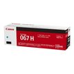 Canon 067 H - Gran capacidad - cián - original - cartucho de tóner - para i-SENSYS LBP631CW, LBP633Cdw, MF651Cw, MF655Cdw, MF657Cdw
