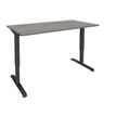 Burocean Nivo - escritorio - rectangular - roble gris