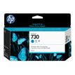 HP 730 - 130 ml - cián - original - DesignJet - cartucho de tinta - para DesignJet T1700, T1700 PostScript, T1700dr, T1700dr PostScript