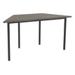 Burocean Réunion - Mesa - trapecio - roble gris - aluminio base