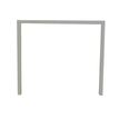 3253310371439-Bureau simple IRIS - L140 cm - Pieds aluminium - plateau imitation noyer-P_405152207_2-1