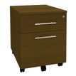 Burocean - Pedestal - móvil - 2 cajones - madera aglomerada - nogal