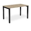 Eol Arial - Escritorio - rectangular - brunswick oak - negro base