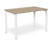 Eol Arial - Escritorio - rectangular - brunswick oak - blanco base