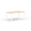 Eol Conect - Escritorio - rectangular - white maple - blanco base
