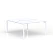 Eol Conect - Escritorio - rectangular - blanco nieve - blanco base