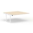 Eol Conect - Escritorio - rectangular - white maple - blanco base