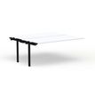 Eol Conect - Escritorio - rectangular - blanco nieve - negro base