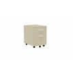 Eol Mélina - Pedestal - móvil - 2 cajones - melamine coated particle board - white maple