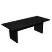 Artarredi Flora - Mesa - rectangular - negro ceniza - negro ceniza base