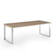 Artarredi Flora - Mesa - rectangular - cerezo arabis - cromo base