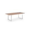 Artarredi Flora - Mesa - rectangular - cerezo arabis - chrome effect base