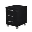 Artarredi Flora - Pedestal - móvil - 3 cajones - negro ceniza