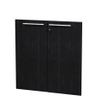 Artarredi Flora - Juego de puertas de estantería - 2 Puertas - negro ceniza