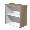 7331920003189-Armoire basse Flora - L82,8xP43xH81,4 cm - portes mélaminés - 1 étagère - merisier ara-P_405154457_2-1