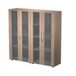 Artarredi Flora Medium-High - Librería - 3 baldas - 4 Puertas - cerezo arabis