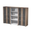 Artarredi Flora Medium-High - Librería - 3 baldas - 4 Puertas - cerezo arabis
