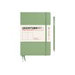 Leuchtturm1917 - Cuaderno - costura de separación - medium - A5 (145 x 210 mm) - 126 hojas / 251 páginas - papel de gamuza - liso - sage cover