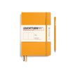 Leuchtturm1917 - Cuaderno - costura de separación - medium - A5 (145 x 210 mm) - 123 páginas - papel de gamuza - liso - rising sun cover