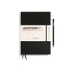 Leuchtturm1917 - Cuaderno - costura de separación - composition - B5 (178 x 254 mm) - 219 páginas - papel de gamuza - liso - tapa negra
