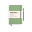 Leuchtturm1917 - Cuaderno - costura de separación - composition - B5 (178 x 254 mm) - 219 páginas - slightly chamois paper - a rayas - sage cover
