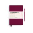 Leuchtturm1917 - Cuaderno - costura de separación - composition - B5 (178 x 254 mm) - 110 hojas / 219 páginas - papel de gamuza - punteado - port red cover