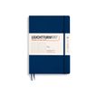 Leuchtturm1917 - Cuaderno - costura de separación - composition - B5 (178 x 254 mm) - 121 páginas - papel de gamuza - dotted (5 mm) - navy cover