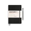 Leuchtturm1917 - Cuaderno - costura de separación - composition - B5 (178 x 254 mm) - 123 páginas - papel de gamuza - punteado - tapa negra