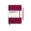 Leuchtturm1917 - Cuaderno - costura de separación - composition - B5 (178 x 254 mm) - 123 páginas - papel de gamuza - liso - port red cover