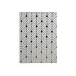 Exacompta Livre D'or Neo Deco - Guest book - historial - 220 x 270 mm - 50 hojas / 100 páginas - papel blanco - liso - cubierta blanca - cartón cubierto de papel