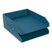 3130630146032-Exacompta OfficeByMe - Lot de 2 corbeilles à courrier - pour A4+ - bleu canard-P_405156890_1-0
