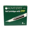 Monteverde - Cartucho de tinta - negro (paquete de 6)