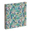 Agenda de bureau spiralé 16 mois Capucine - 1 semaine sur 2 pages - 18,5 x 22,5 cm - bleu - Exacompta