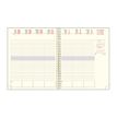 3660942084383-Agenda de bureau spiralé 16 mois Capucine - 1 semaine sur 2 pages - 18,5 x 22,5 cm - bleu-P_405161337_2-1