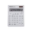 Maul MXL 12 - Calculadora de sobremesa - 12 dígitos - panel solar, batería - blanco