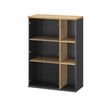 Gautier office JAZZ+ - unidad de almacenamiento - 4 baldas - 2 Puertas - bocage oak, anthracite-gray