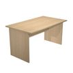 7331920000270-Bureau droit Trend - L160 - Pieds panneaux - plateau imitation chêne-P_405165567_1-0