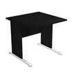 Artarredi Presto - Escritorio - cuadrado - negro ceniza - negro ceniza base