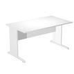 Artarredi Presto - Escritorio - rectangular - blanco - blanco base