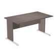 7331920000492-Bureau droit Trend - L140 - Pieds bois - plateau imitation frêne Toscan-P_405165589_1-0