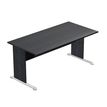 7331920000539-Bureau droit Trend - L160 - Pieds bois - plateau imitation frêne noir-P_405165593_1-0