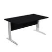 Artarredi Presto - Escritorio - rectangular - negro ceniza
