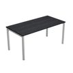 Artarredi Presto Venere Plus - Escritorio - rectangular - negro ceniza - gris base