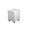 Artexport - Pedestal - móvil - 2 cajones - gris